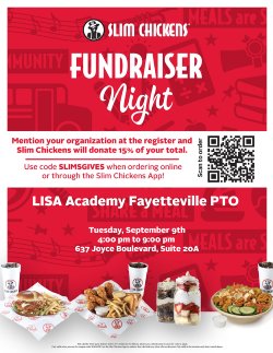 Slim Chickens fundraiser night